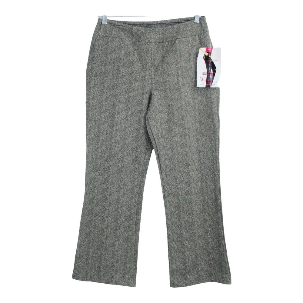 New Woman With Control Size Large High Rise Shape Enhancing Green Pants